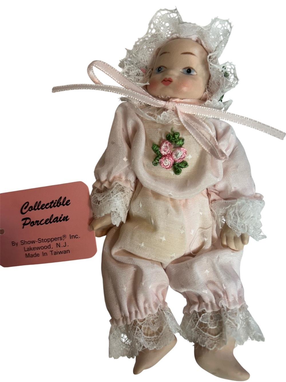 Collectible Porcelain Baby Doll show stoppers made in Twain